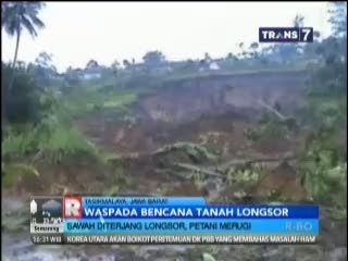 Intensitas Hujan Meningkat, Waspadai Bencana Tanah Longsor