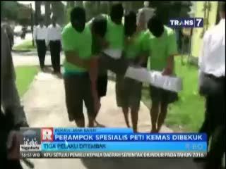 Kawanan Rampok Spesialis Peti Kemas Dibekuk