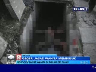 Penemuan Sesosok Mayat Wanita di Dalam Selokan Gegerkan Warga
