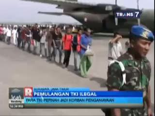 Pemulangan TKI dari Malaysia Masih Berlangsung