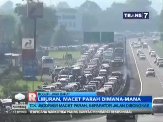 Liburan, Macet Parah Dimana-Mana