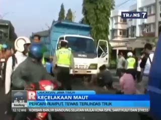 Pencari Rumput Tewas Terlindas Truk