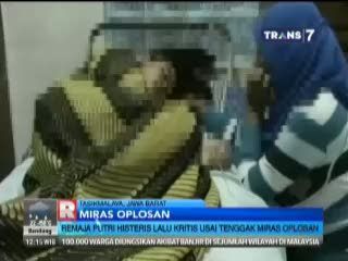 Remaja Putri Histeris Lalu Kritis Usai Tenggak Miras Oplosan