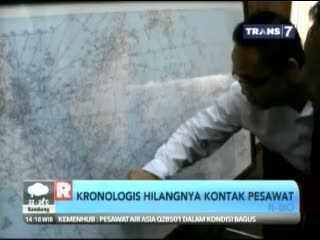 Kronologis Hilangnya Kontak Pesawat 