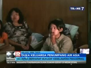 Keluarga Berharap Mukzizat Keselamatan Penumpang AirAsia