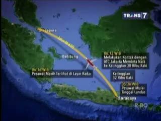 Sebelum Hilang Pilot Sempat Meminta Menaikan Ketinggian