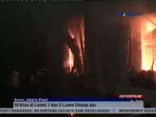 10 Kios di Lantai 1 dan 2 Mall Atrium Dilalap Api