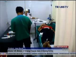 Motor Vs Motor, 2 Orang Tewas dan 2 Lainnya Kritis