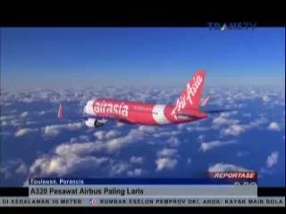 Pesawat AirAsia QZ8501 Merupakan Pesawat Type A320 Airbus Paling Laris