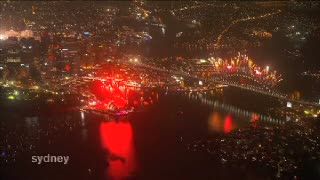 Meriahnya Pesta Kembang Api di Australia