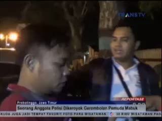 Polisi Dikeroyok Gerombolan Pemuda Mabuk