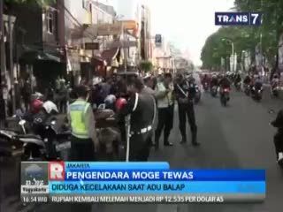 Diduga Adu Balap, Pengendara Moge Tewas Kecelakaan