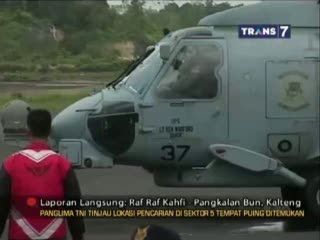 Panglima TNI Tinjau Lokasi Pencarian di Sektor 5 Tempat Puing Ditemukan