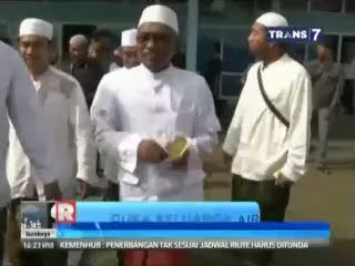 Sejumlah Ulama Doa Bersama di Area Evakuasi