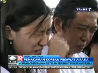 Korban Teridentifikasi, Dimakamkan