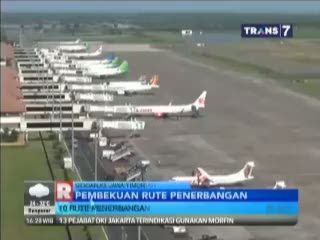 Pembekuan Rute Penerbangan, Penumpang Dialihkan