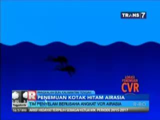 Tim Penyelam Berusaha Angkat VCR AirAsia