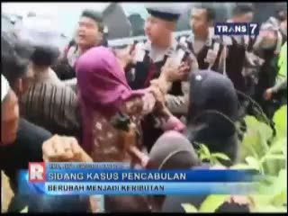 Sidang Kasus Pencabulan Berubah Menjadi Keributan