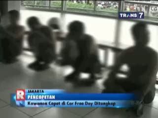 Kawanan Copet di Car Free Day Ditangkap