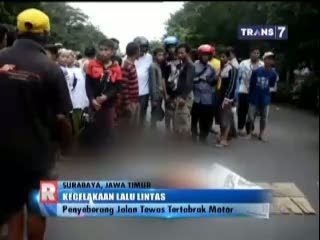 Penyebrang Jalan Tewas Tertabrak Motor