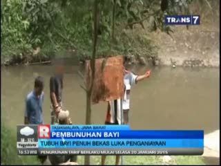 Jasad Bayi Penuh Luka Ditemukan Mengenaskan di Pintu Air