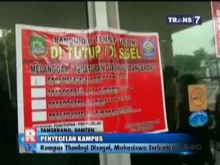 Kampus Theologi Disegel, Mahasiswa Terlantar