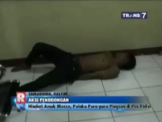 Kepergok Melakukan Aksi Penodongan, Pelaku Pura-pura Pingsan di Pos Polisi