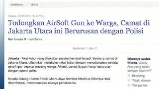 Soal Camat Todongkan Airsoft Gun, Ini Penjelasan Ahok