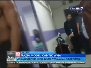 Razia Model Cantik WNA 