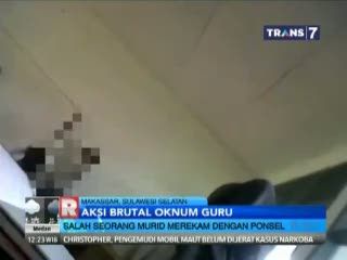 Aksi Brutal Oknum Guru di Makassar 