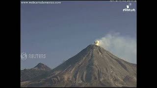 Inilah Detik-detik Letusan Gunung Api Fuego