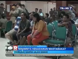 Pembuang Sampah Jalani Sidang