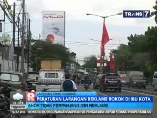 Ahok Tidak Akan Perpanjang Izin Reklame Rokok