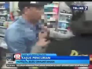 Penguntil Susu Dihajar Massa