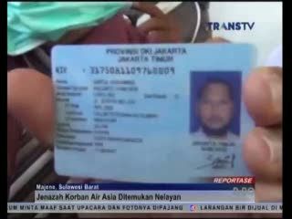 Ini Identitas Jenazah Diduga Korban AirAsia yang Ditemukan di Majene