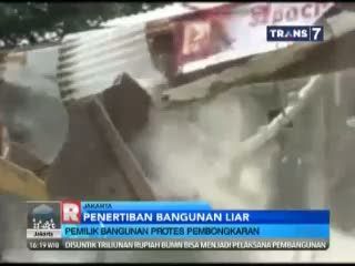 Pemilik Bangunan di Tanah Abang Protes Soal Prosedur Pembongkaran