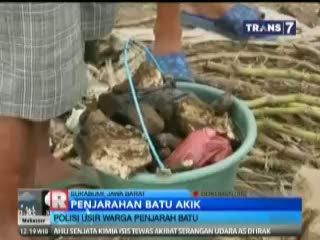 Demam Batu Akik, Warga Jarah Bekas Lahan Pengolahan Batu Akik