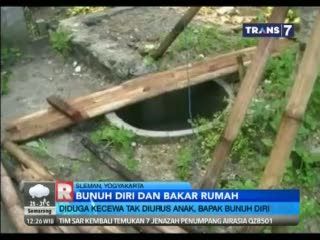 Diduga Kecewa Tak Diurus Anak, Bapak Bunuh Diri dan Bakar Rumah