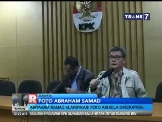 Abraham Samad Klarifikasi Jika Foto Asusila Direkayasa