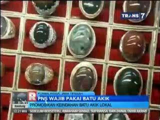 PNS di Purbalingga Wajib Pakai Batu Akik