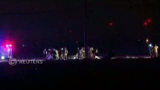 Sebuah Pesawat Tabrak Menara Sutet