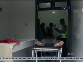 Dua Orang Pemotor Tewas Ditabrak Bus