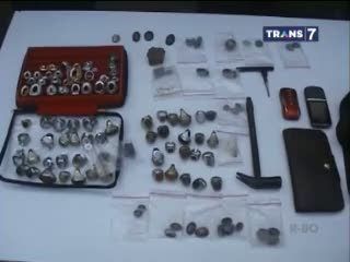 Dua Pencuri Batu Akik Tertangkap