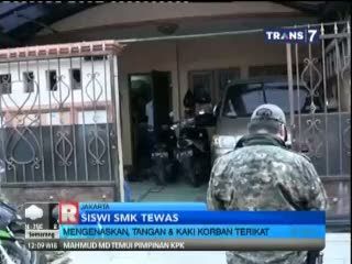 Siswi SMK Tewas Mengenaskan dengan Kondisi Dua Tangan dan Kaki Terikat