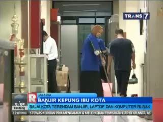 Balai Kota Terendam Banjir, Laptop dan Komputer Rusak