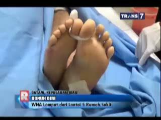 WNA Tewas Setelah Lompat dari Lantai 5 Rumah Sakit