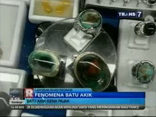 Batu Akik Akan Kena Pajak