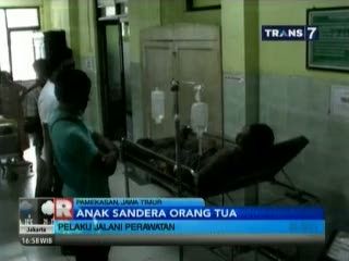Dibawa Pengaruh Narkoba, Anak Sandera Orang Tua 