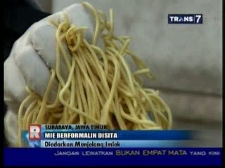 Hati-hati, Mie Berformalin Beredar Menjelang Imlek