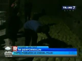 Pabrik Pembuatan Mie Disegel Polisi